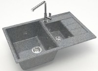 Кухонная мойка Marrbaxx Blondy Z210Q8 Dark Gray фото №2 — интернет-магазин Desire.md