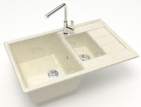 Кухонная мойка Marrbaxx Blondy Z210Q2 Beige фото №2 — интернет-магазин Desire.md