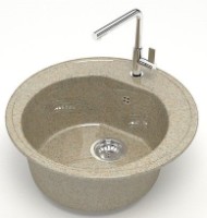 Кухонная мойка Marrbaxx Cheraya Z003Q5 Sand фото №2 — интернет-магазин Desire.md