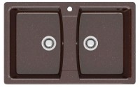 Кухонная мойка Marrbaxx Goldy Z026Q16 Chocolate фото №1 — интернет-магазин Desire.md