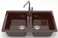 Кухонная мойка Marrbaxx Goldy Z026Q16 Chocolate фото №2 — интернет-магазин Desire.md