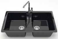 Кухонная мойка Marrbaxx Golby Z026Q4 Black фото №2 — интернет-магазин Desire.md