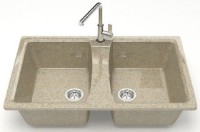 Кухонная мойка Marrbaxx Goldy Z026Q5 Sand фото №2 — интернет-магазин Desire.md