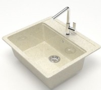 Кухонная мойка Marrbaxx Jackie Z009Q2 Beige фото №2 — интернет-магазин Desire.md