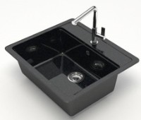 Кухонная мойка Marrbaxx Jackie Z009Q4 Black фото №2 — интернет-магазин Desire.md
