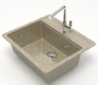 Кухонная мойка Marrbaxx Jackie Z009Q5 Sand фото №2 — интернет-магазин Desire.md