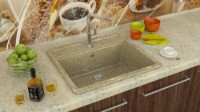 Кухонная мойка Marrbaxx Jackie Z009Q5 Sand фото №3 — интернет-магазин Desire.md