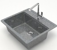 Кухонная мойка Marrbaxx Jackie Z009Q8 Dark Gray фото №2 — интернет-магазин Desire.md