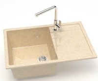 Кухонная мойка Marrbaxx Joly Z161Q6 Ivory фото №2 — интернет-магазин Desire.md