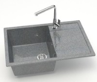 Кухонная мойка Marrbaxx Joly Z161Q8 Dark Gray фото №2 — интернет-магазин Desire.md