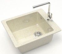 Кухонная мойка Marrbaxx Lindy Z008Q2 Beige фото №2 — интернет-магазин Desire.md