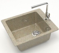 Кухонная мойка Marrbaxx Lindy Z008Q5 Sand фото №2 — интернет-магазин Desire.md