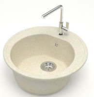 Кухонная мойка Marrbaxx Matte F003Q2 Beige фото №2 — интернет-магазин Desire.md