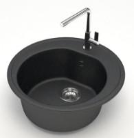 Кухонная мойка Marrbaxx Matte F003Q4 Black фото №2 — интернет-магазин Desire.md