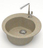 Кухонная мойка Marrbaxx Matte F003Q5 Sand фото №2 — интернет-магазин Desire.md