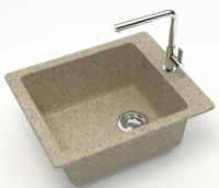 Кухонная мойка Marrbaxx Matte F008Q5 Sand фото №2 — интернет-магазин Desire.md