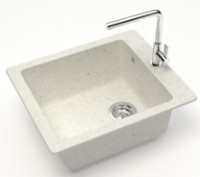 Кухонная мойка Marrbaxx Matte F008Q7 Cotton фото №2 — интернет-магазин Desire.md