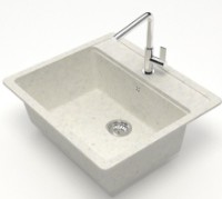 Кухонная мойка Marrbaxx Matte F009Q7 Cotton фото №2 — интернет-магазин Desire.md