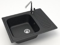 Chiuvetă de bucătărie Marrbaxx Matte F015Q4 Black imaginea #2 — magazin online Desire.md