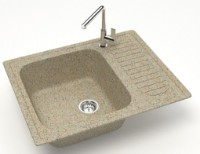 Chiuvetă de bucătărie Marrbaxx Matte F015Q5 Sand imaginea #2 — magazin online Desire.md