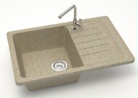 Кухонная мойка Marrbaxx Matte F016Q5 Sand фото №2 — интернет-магазин Desire.md