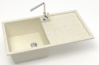 Chiuvetă de bucătărie Marrbaxx Matte F017Q2 Beige imaginea #2 — magazin online Desire.md