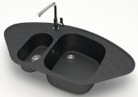 Chiuvetă de bucătărie Marrbaxx Matte F023Q4 Black imaginea #2 — magazin online Desire.md