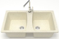 Кухонная мойка Marrbaxx Matte F026Q2 Beige фото №2 — интернет-магазин Desire.md