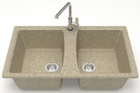 Кухонная мойка Marrbaxx Matte F026Q5 Sand фото №2 — интернет-магазин Desire.md