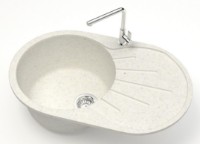 Кухонная мойка Marrbaxx Matte F110Q7 Cotton фото №2 — интернет-магазин Desire.md