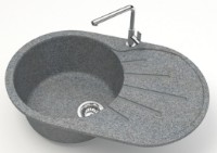 Кухонная мойка Marrbaxx Matte F110Q8 Dark Gray фото №2 — интернет-магазин Desire.md