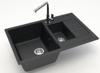 Кухонная мойка Marrbaxx Matte F210Q4 Black фото №2 — интернет-магазин Desire.md