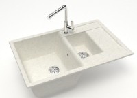 Кухонная мойка Marrbaxx Matte F210Q7 Cotton фото №2 — интернет-магазин Desire.md