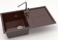 Кухонная мойка Marrbaxx Rony Z017Q16 Chocolate фото №2 — интернет-магазин Desire.md