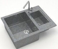 Кухонная мойка Marrbaxx Sandy Z019Q8 Dark Grey фото №2 — интернет-магазин Desire.md