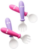 Set lingurite si furculite BabyBjorn Pink/Purple (073046A)
