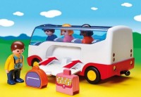 Mașină Playmobil 1.2.3: Airport Shuttle Bus (6773)