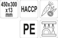 Tocător Yato 45х30х1.3 cm Green YG-02171 imaginea #3 — magazin online Desire.md