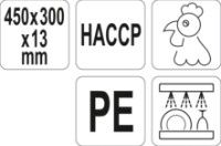 Tocător Yato 45х30х1.3 cm Yellow YG-02172 imaginea #3 — magazin online Desire.md