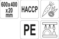 Разделочная доска Yato 60х40х2 cm Green YG-02181 фото №3 — интернет-магазин Desire.md