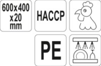 Разделочная доска Yato 60х40х2 cm Yellow YG-02182 фото №3 — интернет-магазин Desire.md