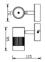 Спот Horoz Tokyo (017002000802) фото №2 — интернет-магазин Desire.md