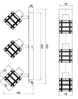 Люстра Trio Jail Chrome (R81353106) фото №2 — интернет-магазин Desire.md