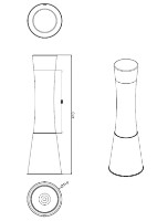 Настольная лампа Trio Lava Chrome (R50551116) фото №2 — интернет-магазин Desire.md