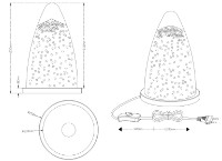 Настольная лампа Trio Milton Transparent (515500100) фото №2 — интернет-магазин Desire.md