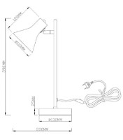 Настольная лампа Trio Nina (R50161002) фото №3 — интернет-магазин Desire.md