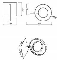 Candelabru de perete Trio Prater (R82701106) imaginea #3 — magazin online Desire.md