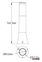 Садовый светильник Horoz Orkide 2 (400.000.122) фото №2 — интернет-магазин Desire.md