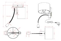 Candelabru de perete Trio Hotel (271170202) imaginea #2 — magazin online Desire.md