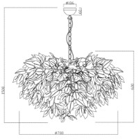 Lustră Trio Leavy (R10464001) imaginea #3 — magazin online Desire.md